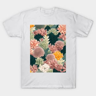 Chromatic Botanic Abstraction #43 T-Shirt